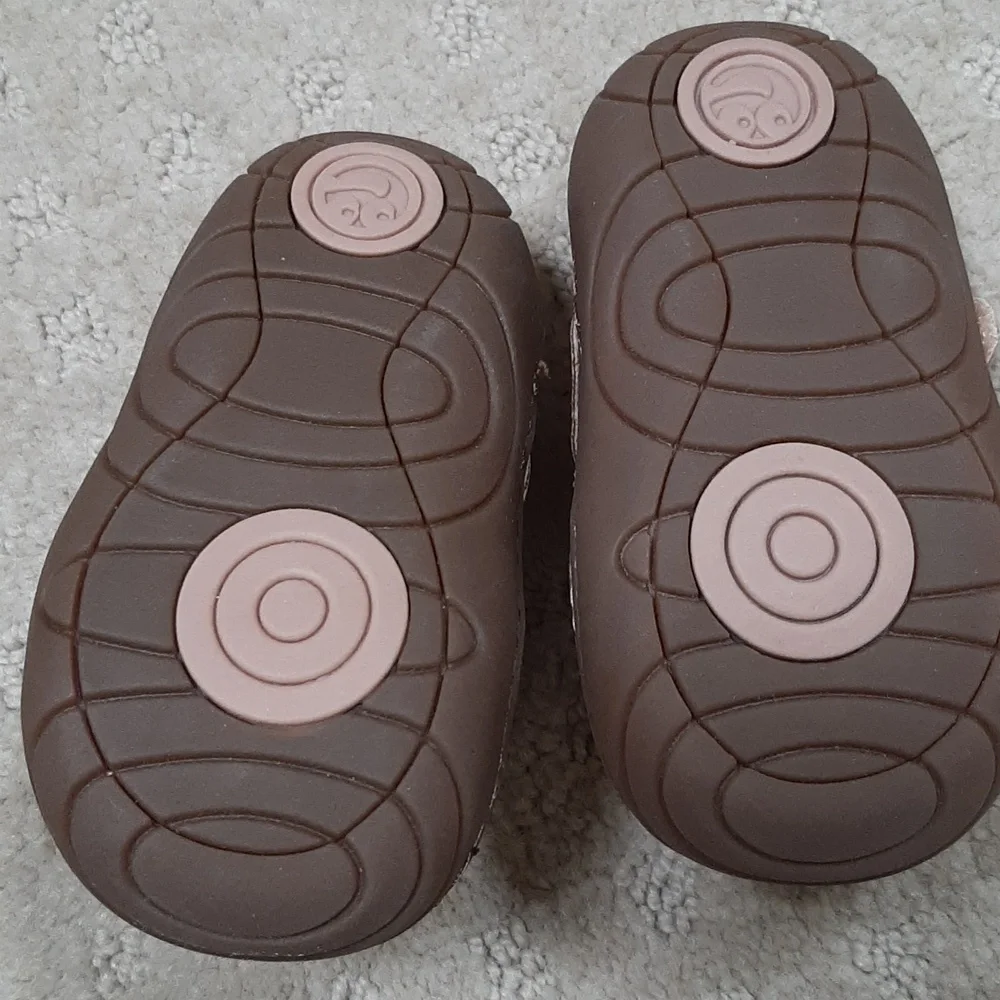 Gold Toddler Shoes with Bow